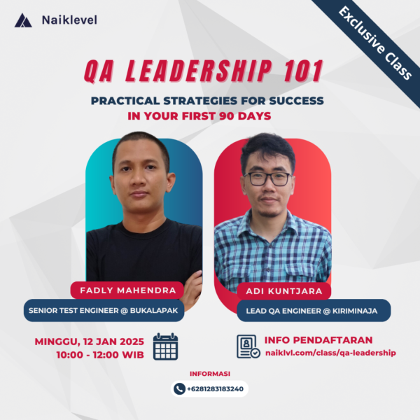 [Recording & Material] - QA Leadership 101: Practical Strategies for Success in Your First 90 Days
