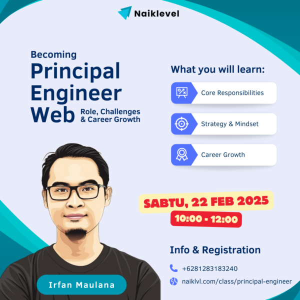 [Recording & Material] - Becoming Principal Engineer Web by Irfan Maulana